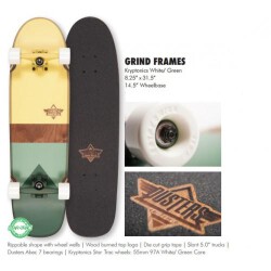 Круизер Dusters SS17 Grind Frames Cruiser Kryptonic White/Green 31