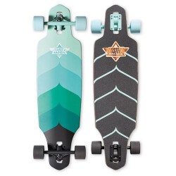 Лонгборд Dusters S6 Wake Drop-Through Longboard Turquoise 34 in 9,125