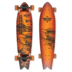 Лонгборд Dusters S6 Golden Longboard Sunburst Bamboo 38,5 in 8,625