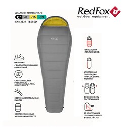 Спальный мешок RedFox Explorer -40 Reg left